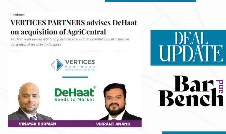 VERTICES PARTNERS advises DeHaat on acquisition of AgriCentral